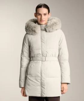 Wasserabweisende, mit Primaloft® gefütterte Midi-Jacke
