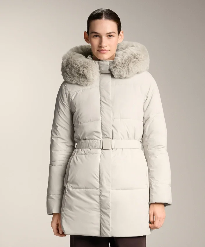 Wasserabweisende, mit Primaloft® gefütterte Midi-Jacke Wasserabweisende, mit Primaloft® gefütterte Midi-Jacke