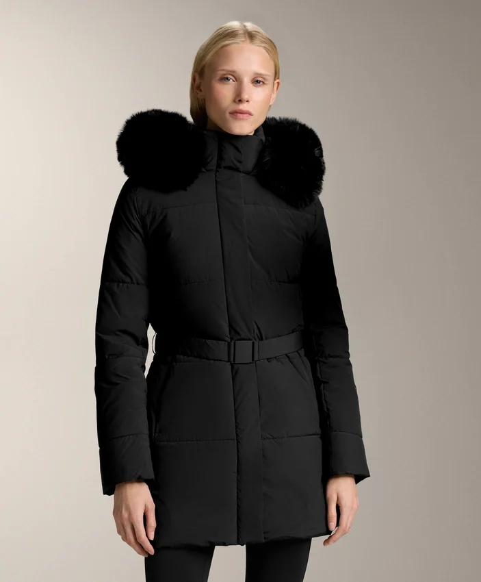 Wasserabweisende, mit Primaloft® gefütterte Midi-Jacke Wasserabweisende, mit Primaloft® gefütterte Midi-Jacke