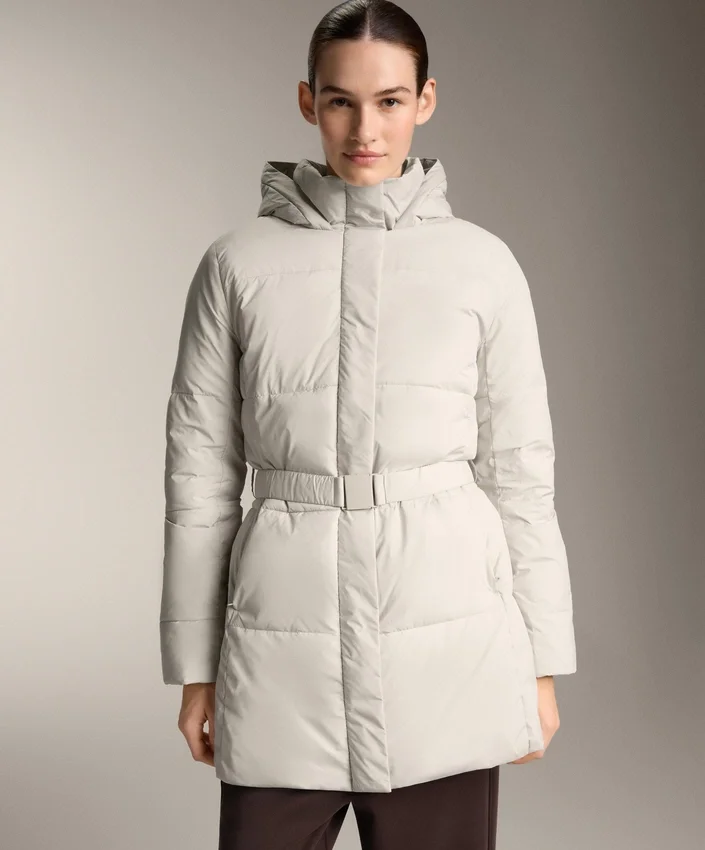 Wasserabweisende, mit Primaloft® gefütterte Midi-Jacke Wasserabweisende, mit Primaloft® gefütterte Midi-Jacke