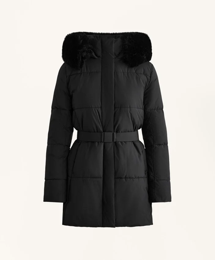 Wasserabweisende, mit Primaloft® gefütterte Midi-Jacke Wasserabweisende, mit Primaloft® gefütterte Midi-Jacke