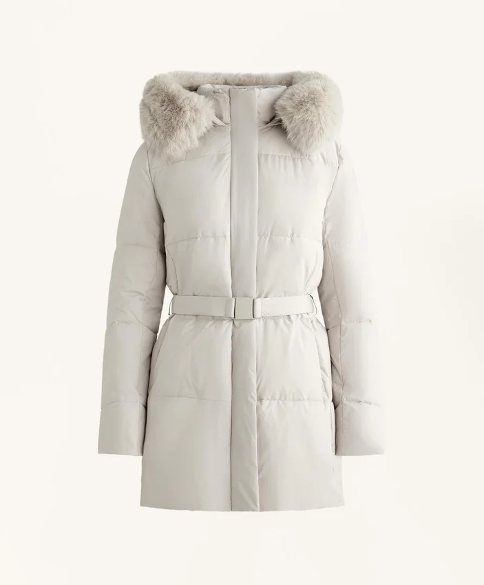 Wasserabweisende, mit Primaloft® gefütterte Midi-Jacke Wasserabweisende, mit Primaloft® gefütterte Midi-Jacke
