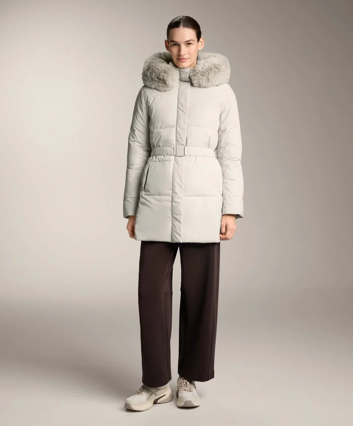 Wasserabweisende, mit Primaloft® gefütterte Midi-Jacke Wasserabweisende, mit Primaloft® gefütterte Midi-Jacke