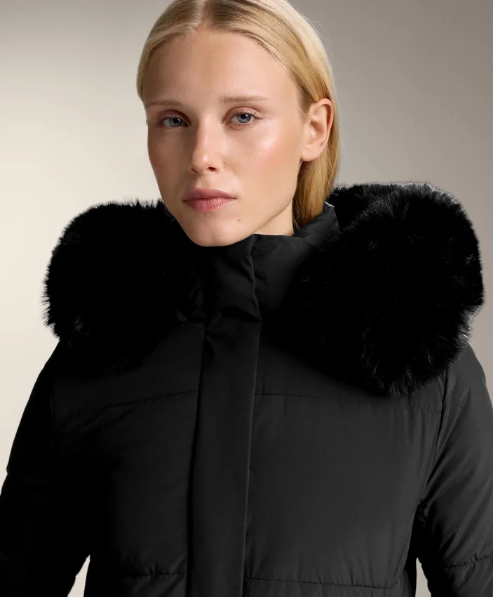 Wasserabweisende, mit Primaloft® gefütterte Midi-Jacke Wasserabweisende, mit Primaloft® gefütterte Midi-Jacke
