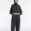 Wasserabweisende Nylon-Jacke im Karomuster Wasserabweisende Nylon-Jacke im Karomuster