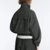 Wasserabweisende Nylon-Jacke im Karomuster Wasserabweisende Nylon-Jacke im Karomuster