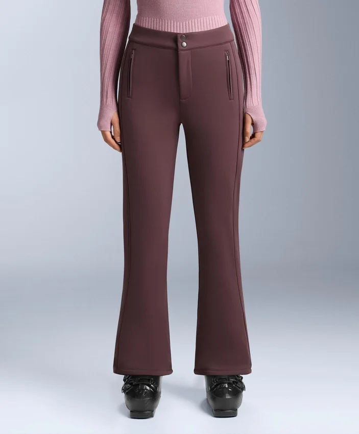 Wasserabweisende Stretch-Skihose mit ausgestelltem Bein Wasserabweisende Stretch-Skihose mit ausgestelltem Bein