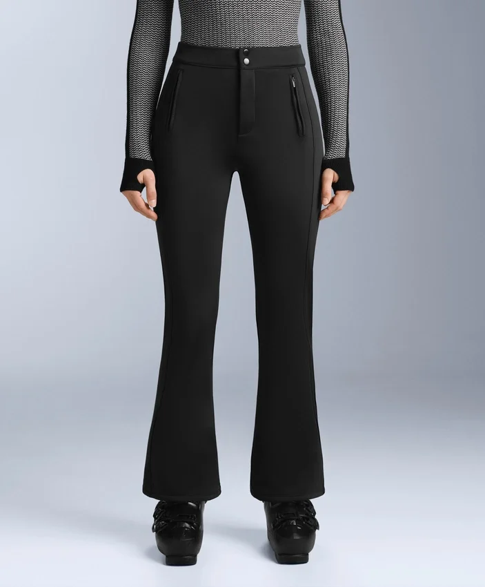 Wasserabweisende Stretch-Skihose mit ausgestelltem Bein Wasserabweisende Stretch-Skihose mit ausgestelltem Bein