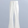 Wasserabweisende, durchgehende, ausgestellte Stretch-Skihose Wasserabweisende, durchgehende, ausgestellte Stretch-Skihose