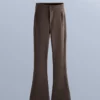 Wasserabweisende, durchgehende, ausgestellte Stretch-Skihose Wasserabweisende, durchgehende, ausgestellte Stretch-Skihose