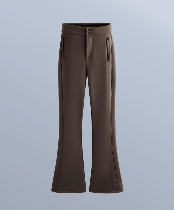 Wasserabweisende, durchgehende, ausgestellte Stretch-Skihose Wasserabweisende, durchgehende, ausgestellte Stretch-Skihose