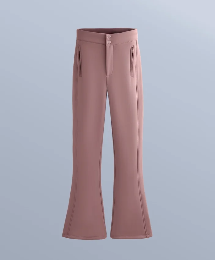 Wasserabweisende Stretch-Skihose mit ausgestelltem Bein Wasserabweisende Stretch-Skihose mit ausgestelltem Bein
