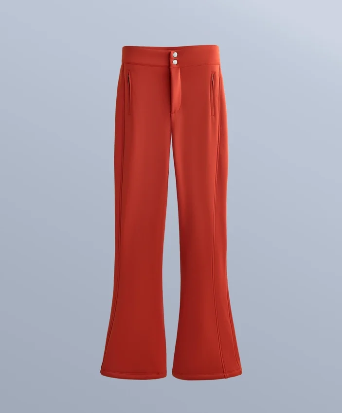 Wasserabweisende Stretch-Skihose mit ausgestelltem Bein Wasserabweisende Stretch-Skihose mit ausgestelltem Bein