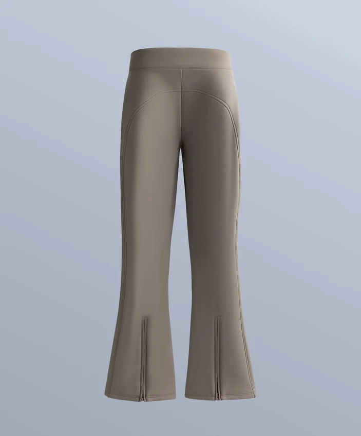 Wasserabweisende Stretch-Skihose mit ausgestelltem Bein Wasserabweisende Stretch-Skihose mit ausgestelltem Bein