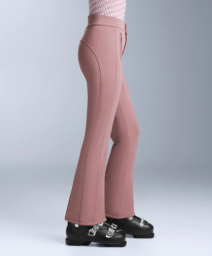 Wasserabweisende Stretch-Skihose mit ausgestelltem Bein Wasserabweisende Stretch-Skihose mit ausgestelltem Bein