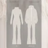 Wasserabweisender 2-in-1-Jumpsuit mit abnehmbarem, weitem Schnitt Wasserabweisender 2-in-1-Jumpsuit mit abnehmbarem, weitem Schnitt