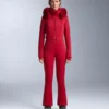Wasserabweisender, figurbetonter Stretch-Jumpsuit für Skifahren Wasserabweisender, figurbetonter Stretch-Jumpsuit für Skifahren
