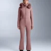 Wasserabweisender, figurbetonter Stretch-Jumpsuit für Skifahren Wasserabweisender, figurbetonter Stretch-Jumpsuit für Skifahren