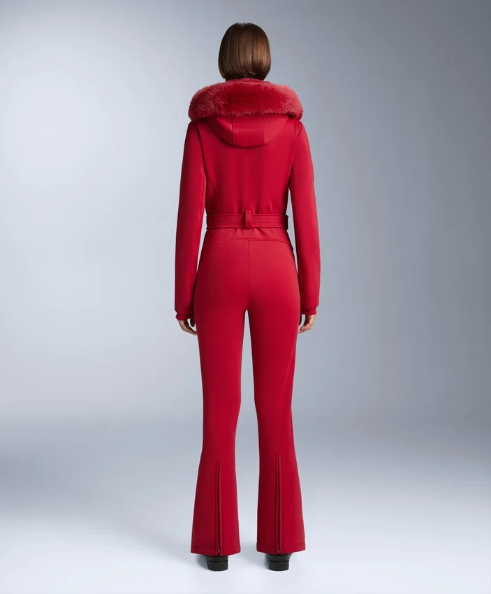 Wasserabweisender, figurbetonter Stretch-Jumpsuit für Skifahren Wasserabweisender, figurbetonter Stretch-Jumpsuit für Skifahren