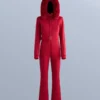 Wasserabweisender, figurbetonter Stretch-Jumpsuit für Skifahren Wasserabweisender, figurbetonter Stretch-Jumpsuit für Skifahren