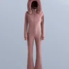 Wasserabweisender, figurbetonter Stretch-Jumpsuit für Skifahren Wasserabweisender, figurbetonter Stretch-Jumpsuit für Skifahren