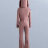 Wasserabweisender, figurbetonter Stretch-Jumpsuit für Skifahren Wasserabweisender, figurbetonter Stretch-Jumpsuit für Skifahren