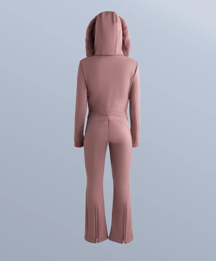 Wasserabweisender, figurbetonter Stretch-Jumpsuit für Skifahren Wasserabweisender, figurbetonter Stretch-Jumpsuit für Skifahren