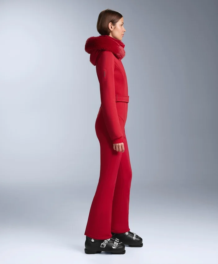 Wasserabweisender, figurbetonter Stretch-Jumpsuit für Skifahren Wasserabweisender, figurbetonter Stretch-Jumpsuit für Skifahren