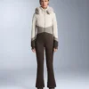 Wasserabweisender, figurbetonter Stretch-Ski-Jumpsuit im Colour-Block-Design Wasserabweisender, figurbetonter Stretch-Ski-Jumpsuit im Colour-Block-Design