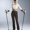 Wasserabweisender, figurbetonter Stretch-Ski-Jumpsuit im Colour-Block-Design Wasserabweisender, figurbetonter Stretch-Ski-Jumpsuit im Colour-Block-Design