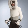 Wasserabweisender, figurbetonter Stretch-Ski-Jumpsuit im Colour-Block-Design Wasserabweisender, figurbetonter Stretch-Ski-Jumpsuit im Colour-Block-Design