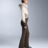 Wasserabweisender, figurbetonter Stretch-Ski-Jumpsuit im Colour-Block-Design Wasserabweisender, figurbetonter Stretch-Ski-Jumpsuit im Colour-Block-Design