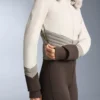 Wasserabweisender, figurbetonter Stretch-Ski-Jumpsuit im Colour-Block-Design Wasserabweisender, figurbetonter Stretch-Ski-Jumpsuit im Colour-Block-Design