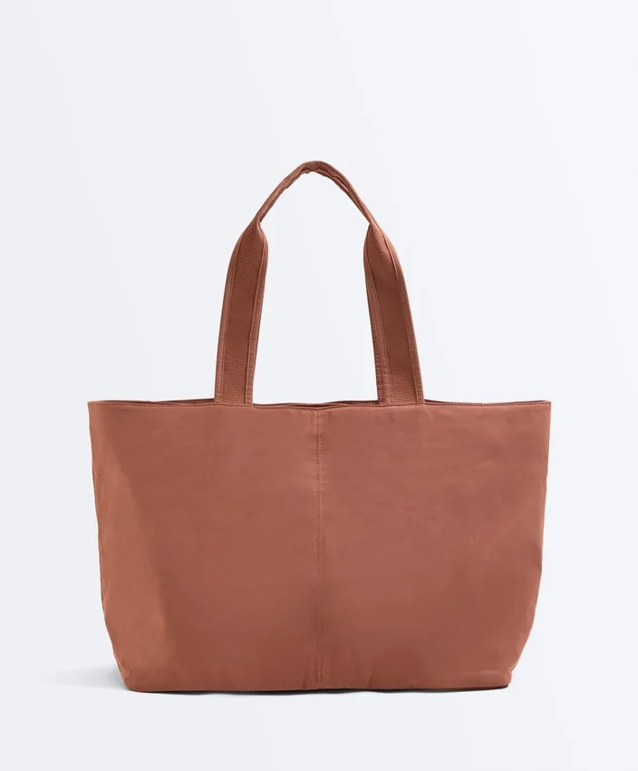 Weiche Shopper-Tasche mit Reißverschluss Weiche Shopper-Tasche mit Reißverschluss