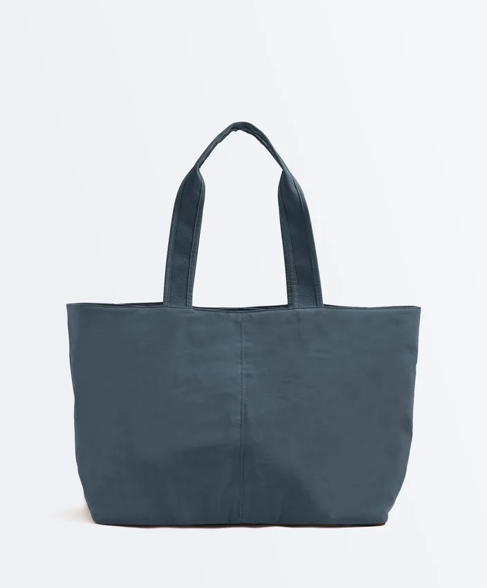 Weiche Shopper-Tasche mit Reißverschluss Weiche Shopper-Tasche mit Reißverschluss