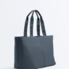 Weiche Shopper-Tasche mit Reißverschluss Weiche Shopper-Tasche mit Reißverschluss