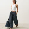 Ballonhose aus 100 % Leinen