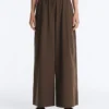 Weit geschnittene Hose aus 100 % Baumwollpopeline