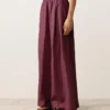 Weite Hose aus 100 % Leinen Weite Hose aus 100 % Leinen