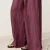 Weite Hose aus 100 % Leinen Weite Hose aus 100 % Leinen