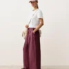 Weite Hose aus 100 % Leinen Weite Hose aus 100 % Leinen