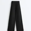 Weite Hose aus Soft Touch Modal mit Hohlsaum