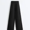 Weite Hose aus Soft Touch Modal mit Hohlsaum
