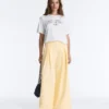 Weite Piqué-Hose aus Baumwolle Weite Piqué-Hose aus Baumwolle