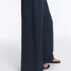 Weite Piqué-Hose aus Baumwolle Weite Piqué-Hose aus Baumwolle