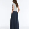 Weite Piqué-Hose aus Baumwolle Weite Piqué-Hose aus Baumwolle