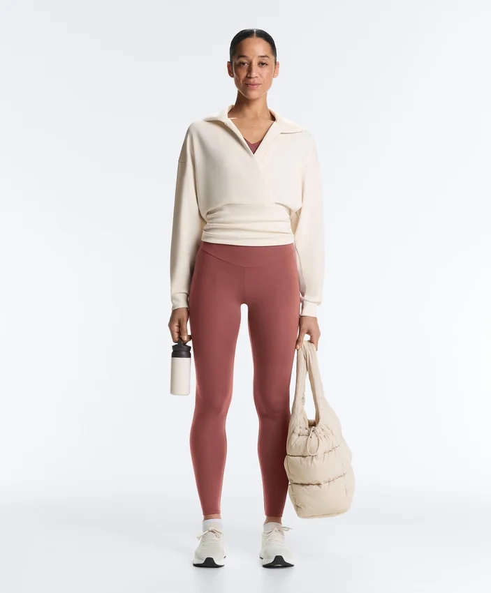 Wickel-Sweatshirt mit Rollkragen und Soft Touch-Modal Wickel-Sweatshirt mit Rollkragen und Soft Touch-Modal