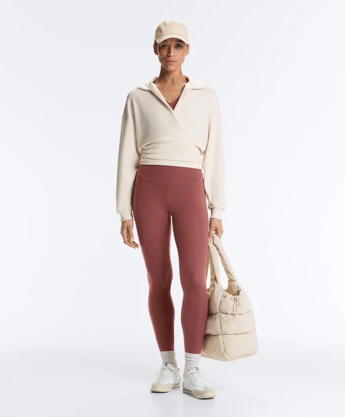 Wickel-Sweatshirt mit Rollkragen und Soft Touch-Modal Wickel-Sweatshirt mit Rollkragen und Soft Touch-Modal